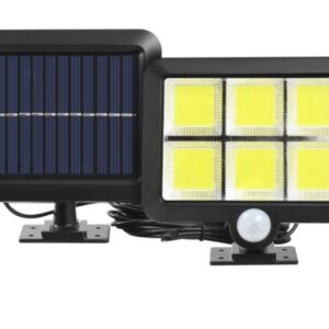 120 COB LED Solar Panel Güneş Enerjili 3 MOD Duvar Lambası Bahçe - 2 ADET