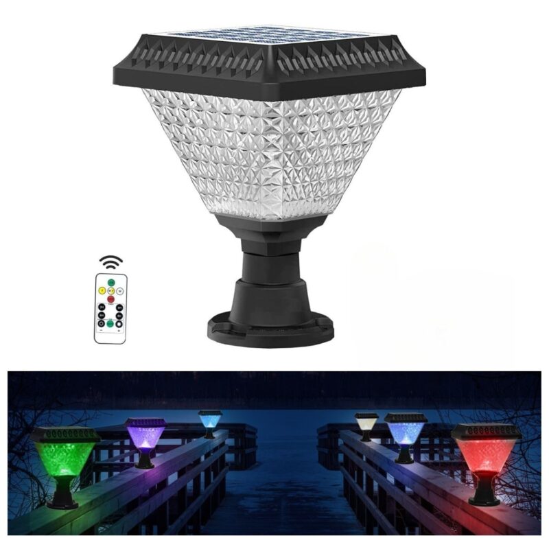 2 ADET 50w Set Üstü Güneş Enerjili Lamba - Rgb